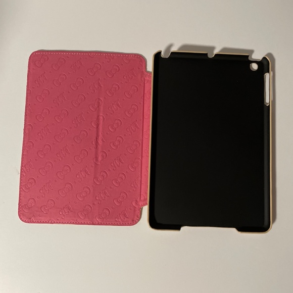 🍀 Hello Kitty Leather Case for iPad Mini Light Gold 2 Bow Generation 1/2/3  🍀 - Picture 5 of 7